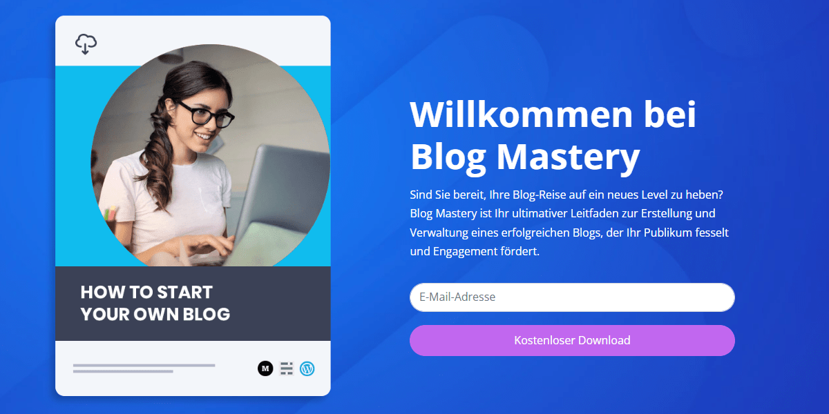 E-Book Website - Screenshot